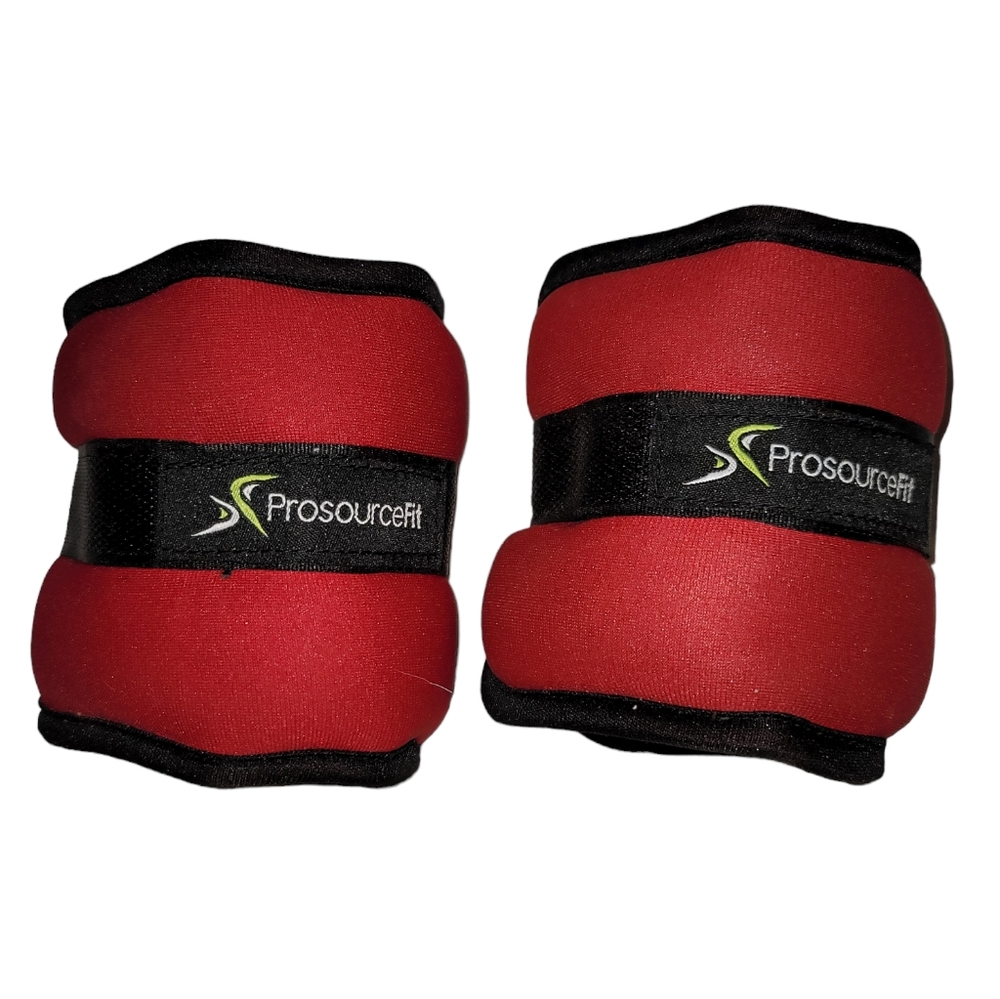 Prosource Fit Brand Adjustable Ankle / Wrist Weights 1.5 lb ea Set Of 2 Athletic